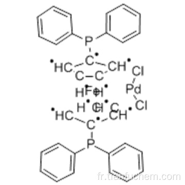 [1,1&#39;-bis (diphénylphosphino) ferrocène] dichloropalladium (II) CAS 72287-26-4
